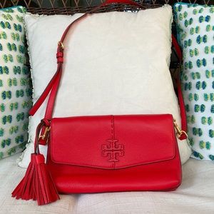 SOLD🛑 Tory burch brilliant red McGraw crossbody bag